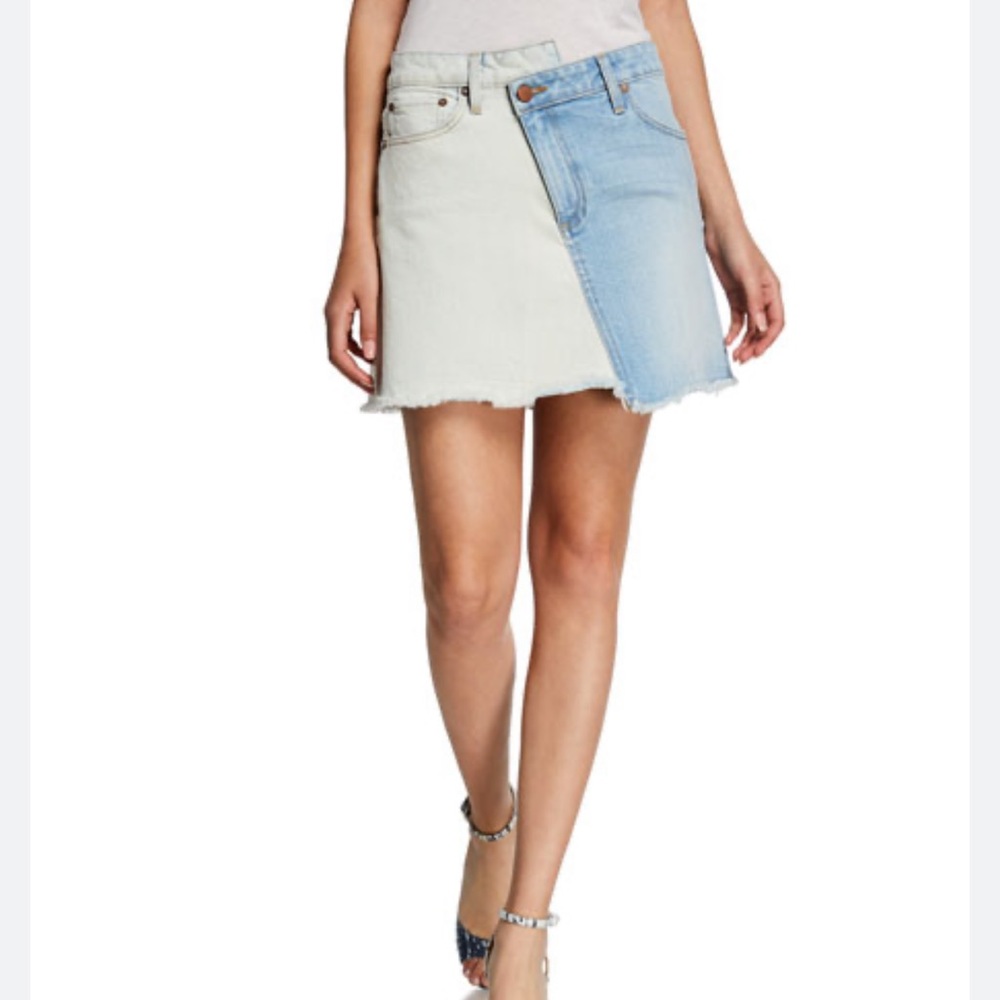 Alice & Olivia amazing two toned high rise skirt